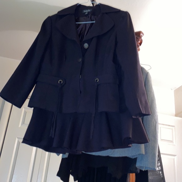 2pcs skirt set button down belted in front but not back - Picture 3 of 8